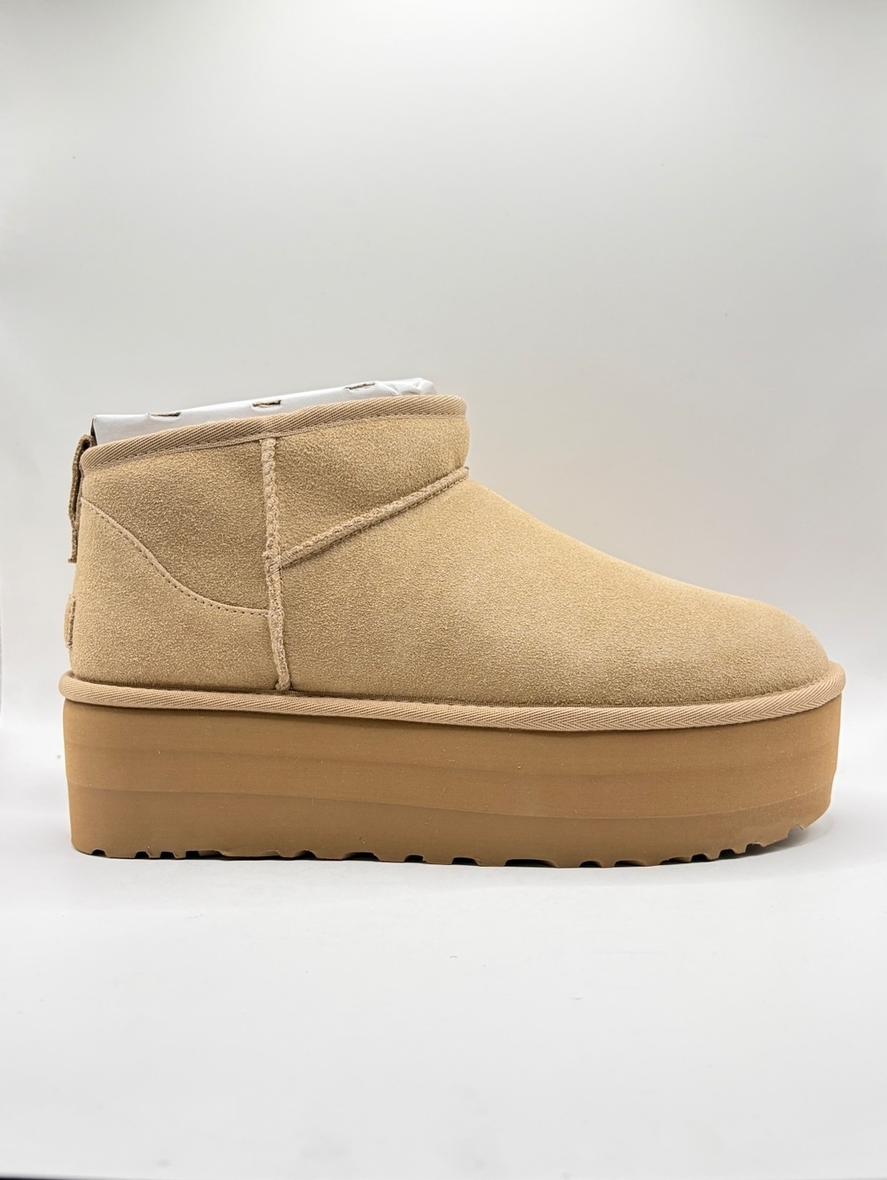 Classic Ultra Mini Platform boots in Sand Colorway 10 Women